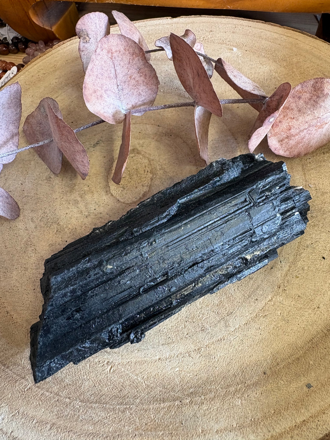 Black Tourmaline Natural Chunk SKU BT27