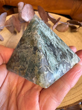 Moss Agate Pyramid SKU 26494