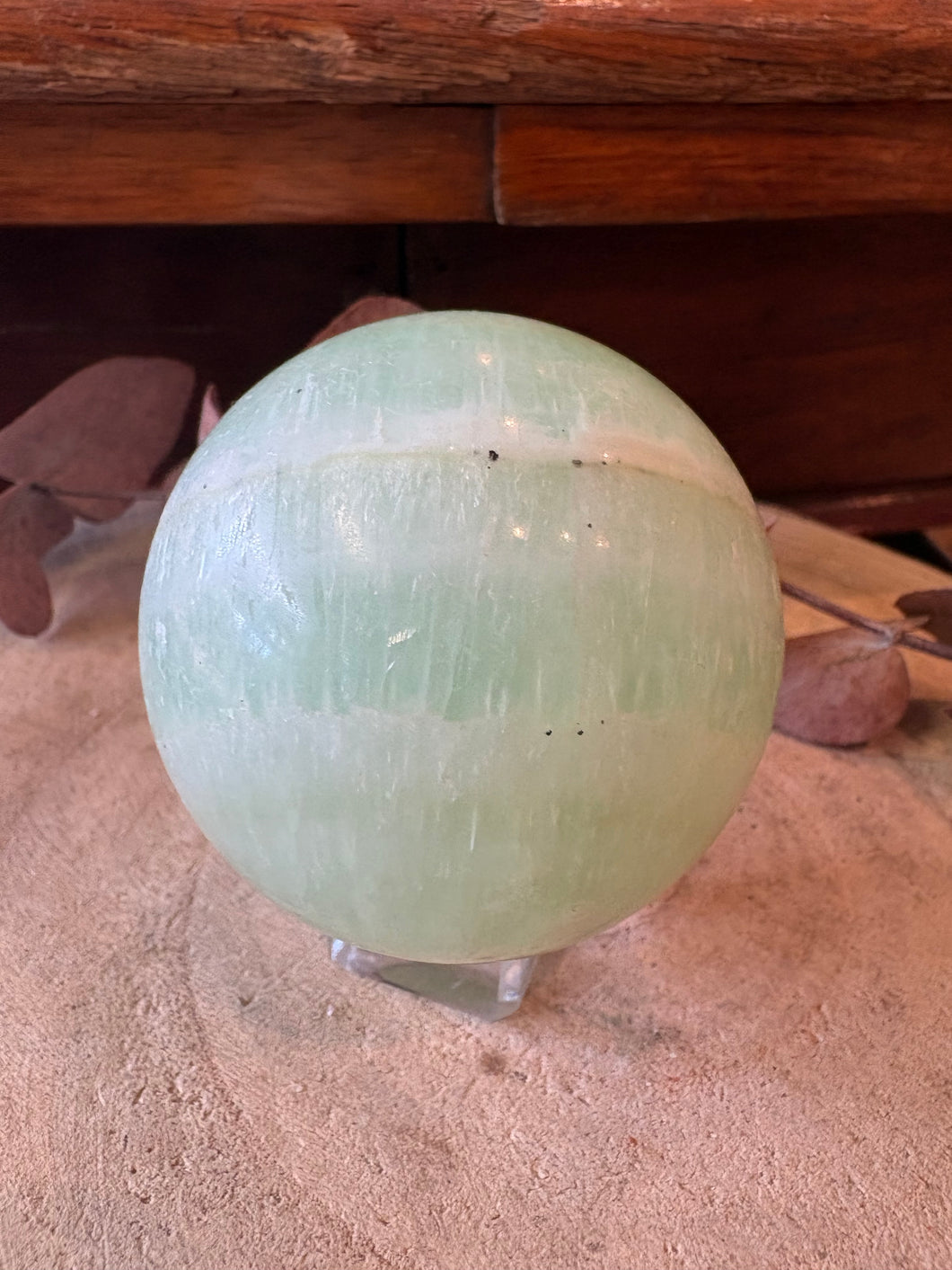 Pistachio Calcite Sphere SKU 27082