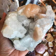 Glass Apophyllite & Stilbite Cluster SKU 22813