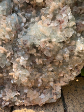 Green Apophyllite, Stilbite & Heulandite Cluster SKU 24320