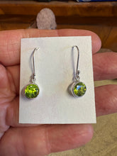 Sterling Silver Peridot Earrings SKU 26345