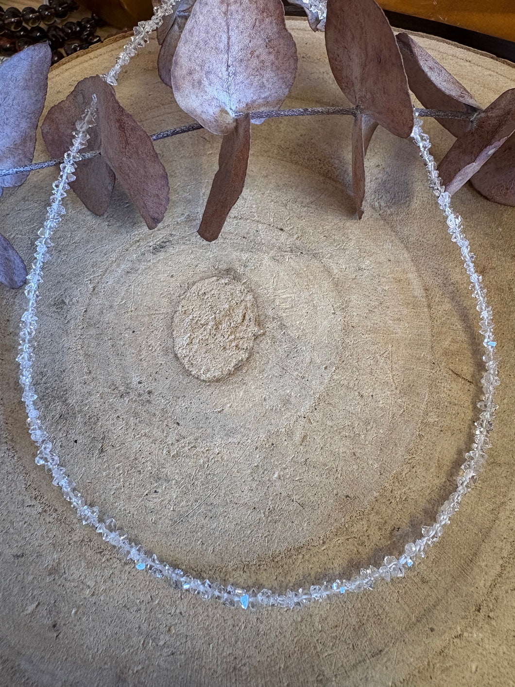 Entia Himalayan Herkimer Quartz Necklace SKU 25564