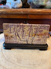 Picture Jasper Slice in Wooden Stand SKU 26753