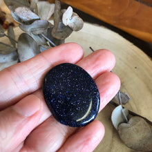 Blue Goldstone Smooth Stone SKU 23129