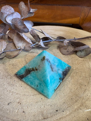Amazonite & Mica Pyramid SKU 24952
