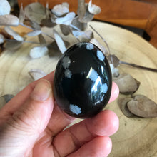 Snowflake Obsidian Egg SKU 23094