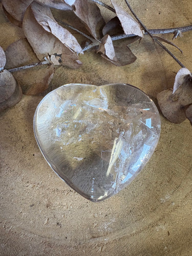 Clear Quartz Heart SKU 24810
