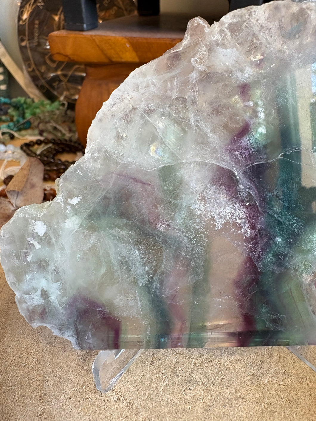 Rainbow Fluorite Slab SKU 25455