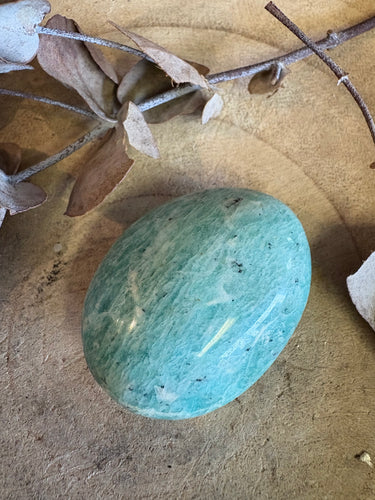 Amazonite Palm Stone SKU 24123
