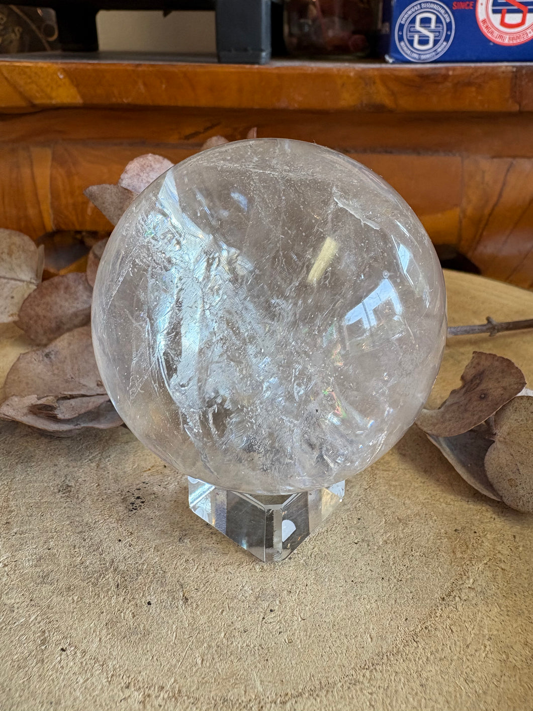 Clear Quartz Sphere SKU 24884