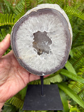 Agate & Quartz Geode on Stand SKU 25378