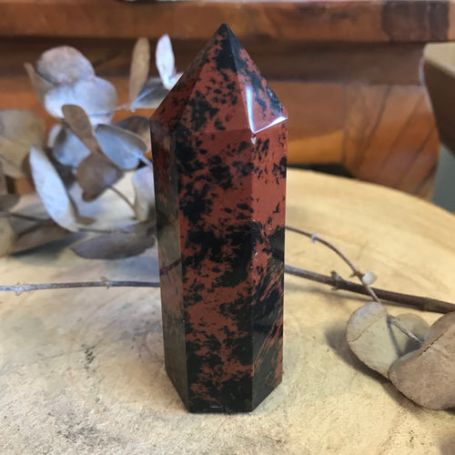 Mahogany Obsidian Point SKU 23772