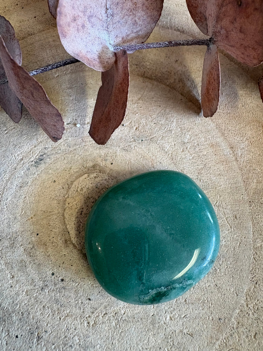 Green Aventurine Smooth Stone SKU 25465A