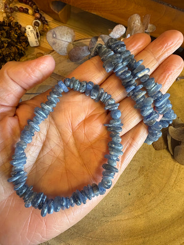 Blue Kyanite Chip Bracelet SKU 24659