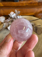 Rose Quartz Sphere SKU 24387