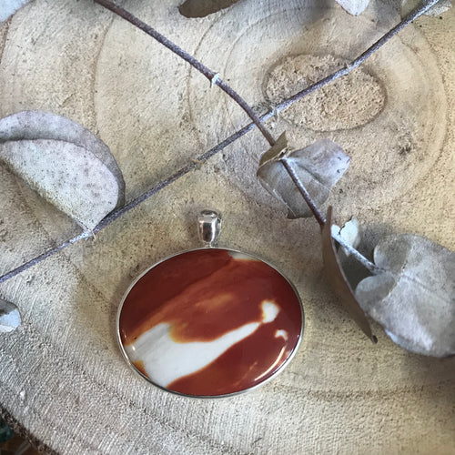 Sterling Silver Mookaite Pendant SKU 22693
