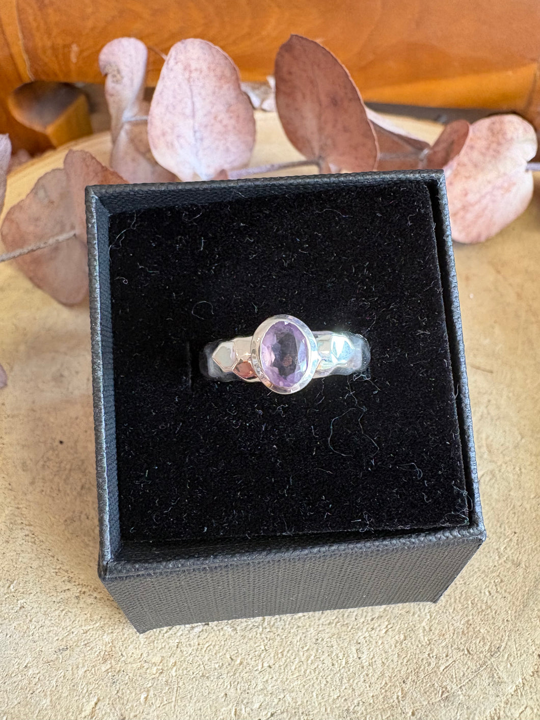 Entia Sterling Silver Amethyst Ring SKU 25812
