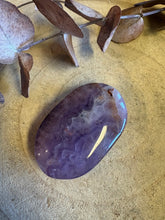 Crazy Lace Amethyst Palm Stone SKU 26456
