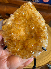 Citrine Teardrop Cluster in Stand SKU 26557