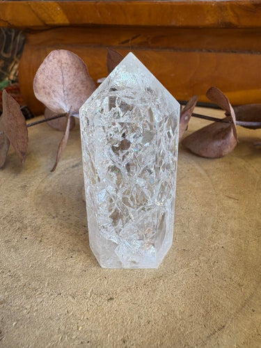 Fire & Ice Quartz Point SKU 25447