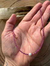 Entia Ruby & Pearl Beaded Necklace SKU 26434