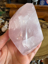 Rose Quartz Facet Cut Freeform SKU 25393