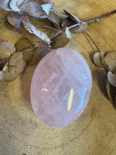 Rose Quartz Palm Stone SKU 24559