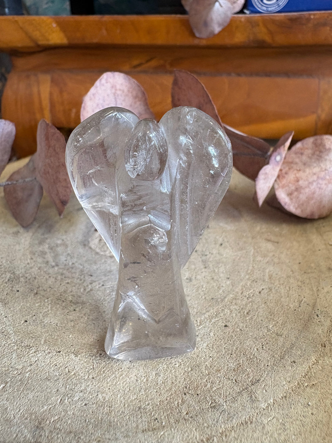 Smoky Quartz Angel Carving SKU SQALL