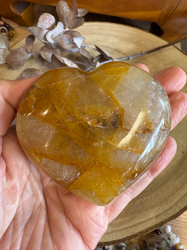 Golden Healer Quartz Heart SKU 24586
