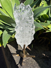 Clear Quartz Freeform on Swivel Stand SKU 26335