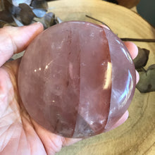 Hematoid Quartz Palm Stone SKU 23761