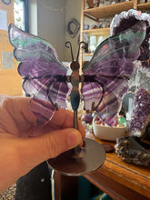 Rainbow Fluorite Winged Butterfly SKU 27087RF