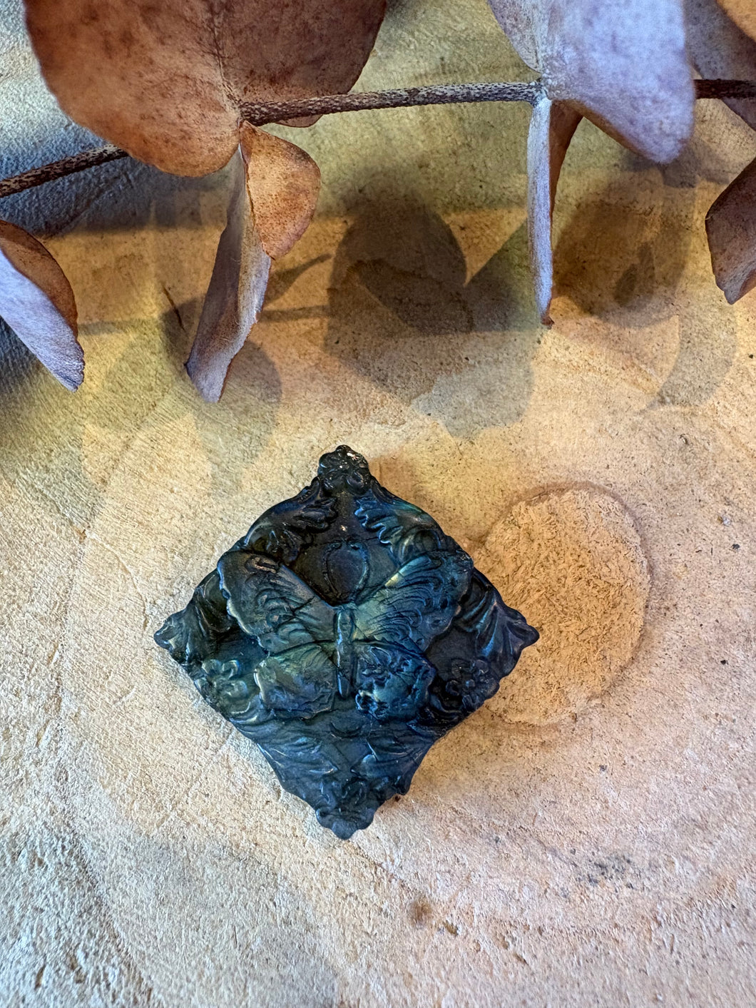 Labradorite Butterfly Carving SKU 26470B