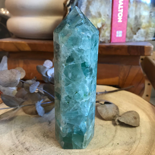 Green Fluorite Point SKU 23833