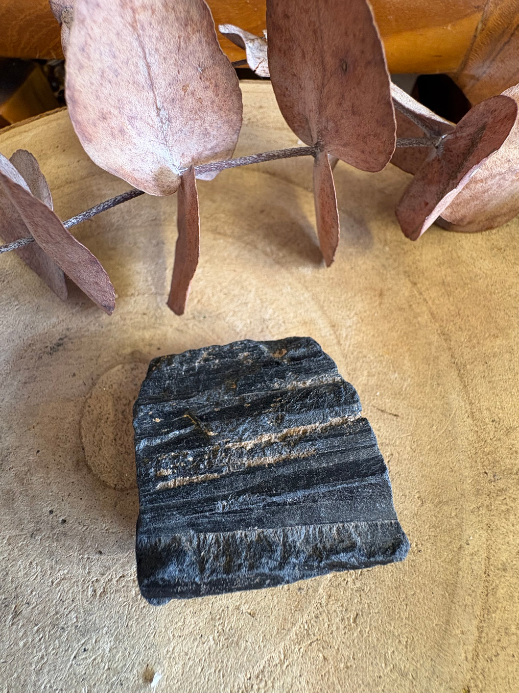 Black Tourmaline Natural Chunk SKU 25474