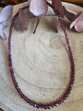Entia Rhodolite Garnet Beaded Necklace SKU 26035