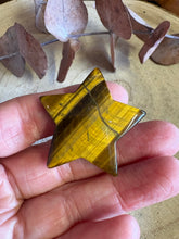 Tiger Eye Star Carving SKU 26207B