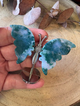Moss Agate Winged Butterfly SKU 27046MA