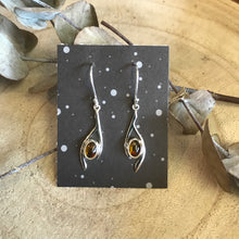 Sterling Silver Baltic Amber Earrings SKU 22695