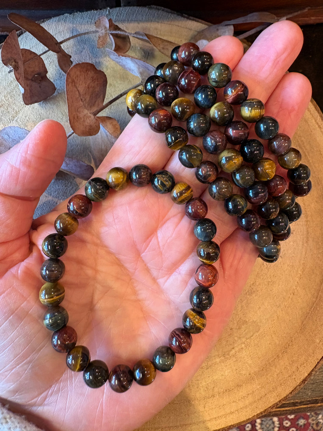 Tricolour Tiger Eye Bracelet SKU 26749