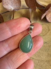 Sterling Silver Green Aventurine Pendant SKU 25898