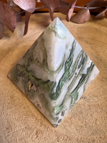 Tree Agate Pyramid SKU 26496