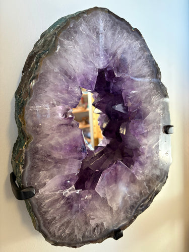 Amethyst Geode Slice Mirror SKU 26555