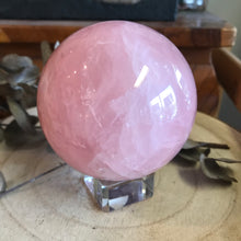 Rose Quartz ‘Star’ Sphere SKU 22581