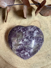 Lepidolite Heart SKU 25976