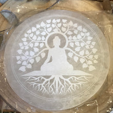 Selenite Engraved Charging Plate SKU 22540
