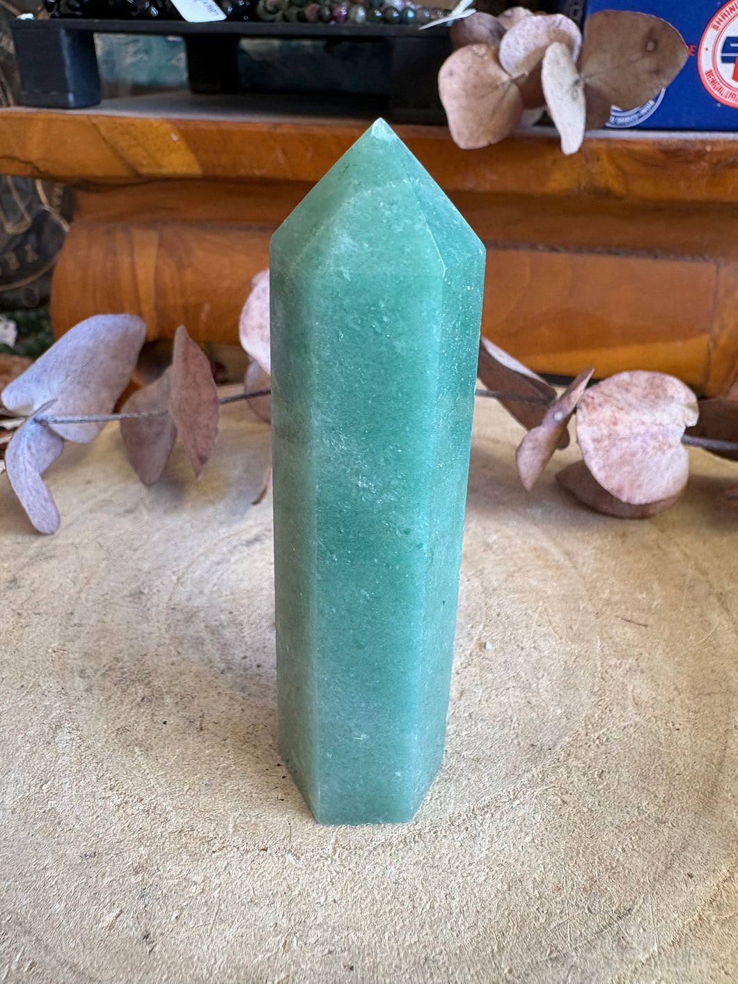 Green Aventurine Point SKU 25619
