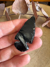 Black Obsidian Arrowhead Carving SKU 25649C