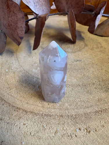 Flower Agate Mini Point SKU 26220D